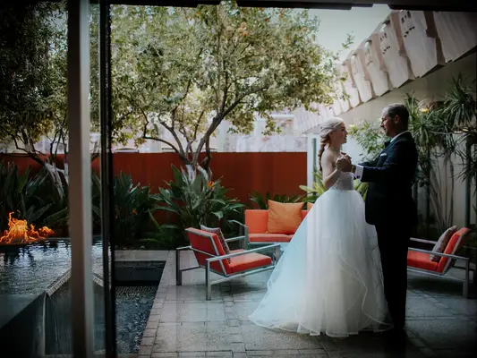 Modern wedding venue in Scottsdale, Arizona.