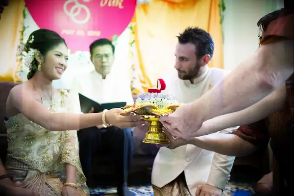 Traditional Thai engagement ceremony