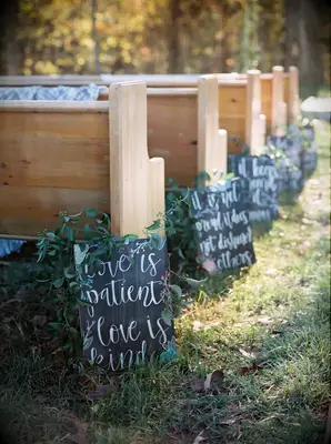 Down the Aisle Wedding Ceremony Chalkboard Signs