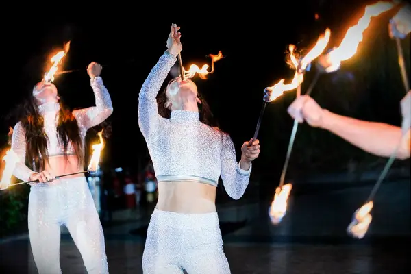 fire eating performers
