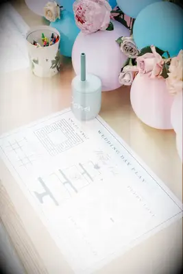 Cute coloring pages for kids at your wedding