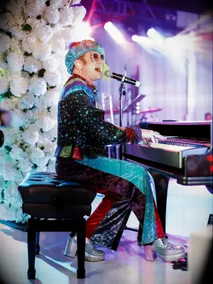 Elton John musical impersonator for your wedding reception