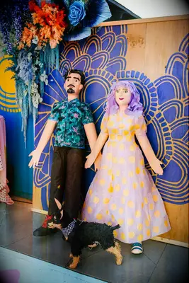 Custom Bride and Groom Piñatas