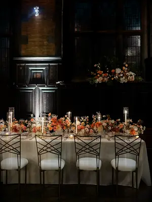 Blush and gold florals