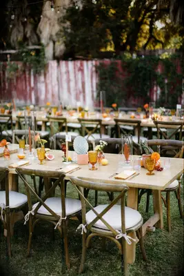 Cacti and orange florals
