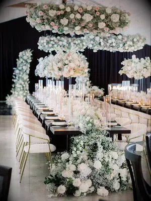 Full white floral overload