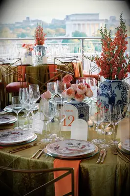 Vase cluster florals