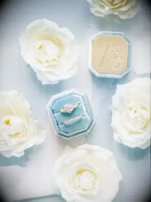 Nothing is more classic than vibrant white and dusky robin