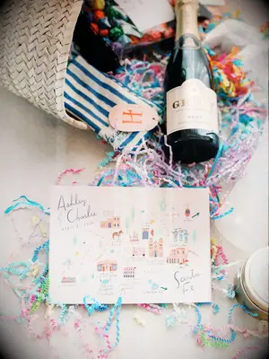 neon wedding palette inspiration