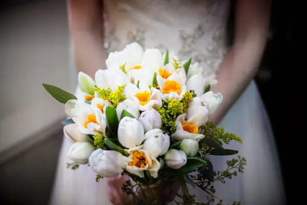 Darling Daffodil and Tulip Bouquet 