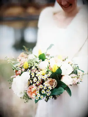 Wonderful Wildflower and Tulip Bouquet