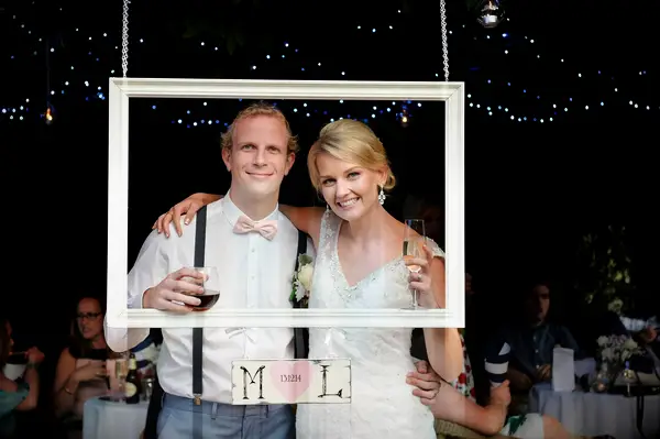 Personalized frame for your wedding photo booth