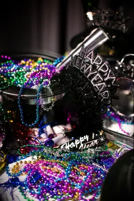 new year beads for the best photo booth prop ideas