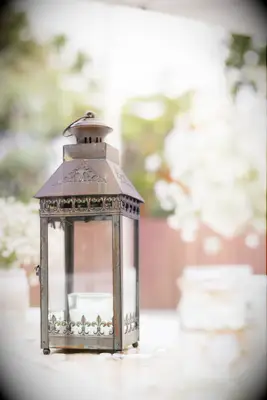 vintage metal lantern