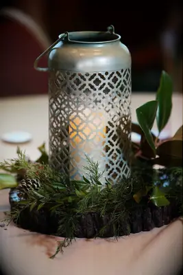 metal filigree lantern