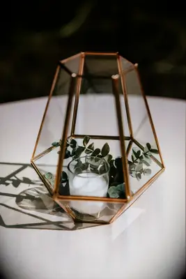 terrarium with candle
