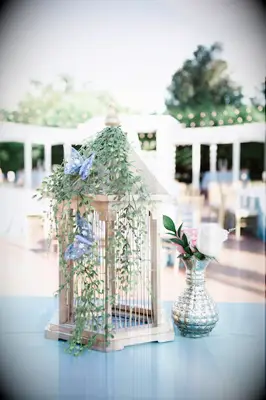 wood wedding lantern