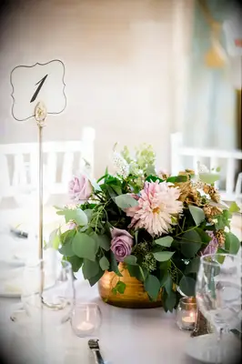 Tall wedding table numbers