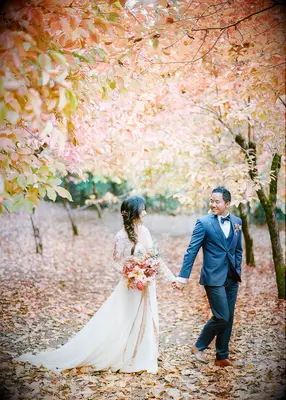 Fall wedding photo shoot