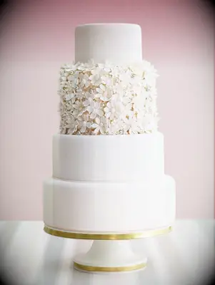 simple wedding cake