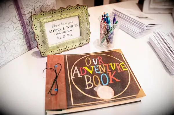 Up inspired guest book