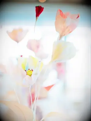 paper flower centerpiece