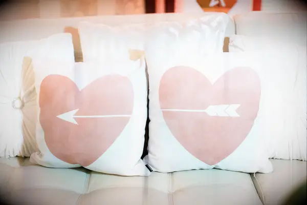 throw pillows at valentine