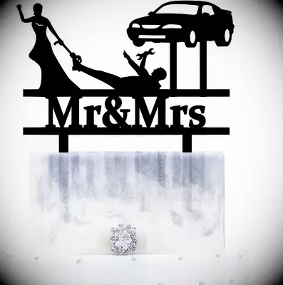  Repairman Funny Wedding Cake Topper