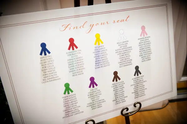 Horse racing seating chart