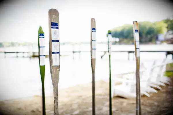 Unique Oar reception table signs