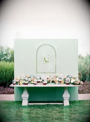 Crystal ball seating chart