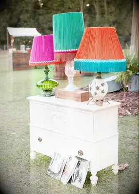 Cocktail hour lounge decor DIY wedding decor