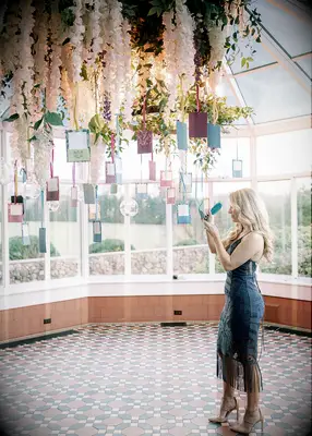 Wisteria Wishing Tree Flower Chandelier
