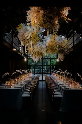 Yellow and White Oversized Floral Clouds