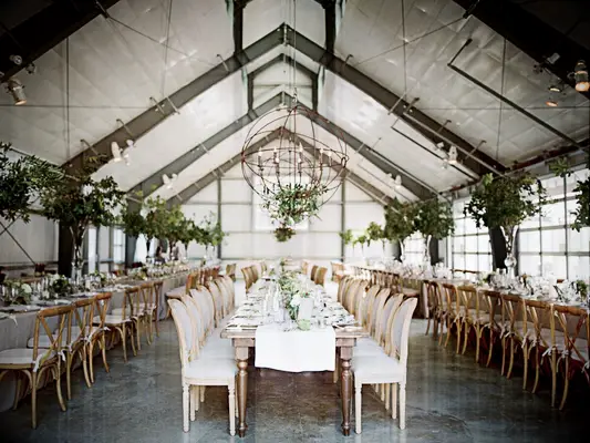 Lighting design for an indoor urban wedding reception