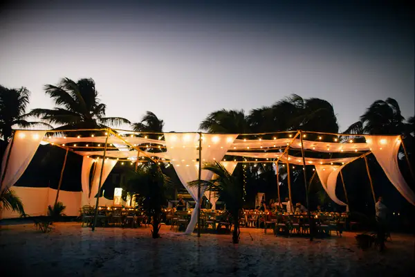 Open-air canopy tent