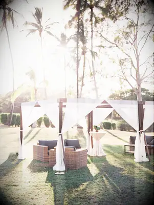 Wooden pergola outdoor furniture