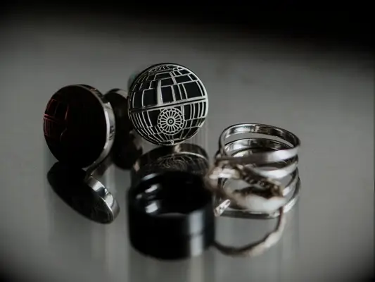 Star Wars Death Star cufflinks