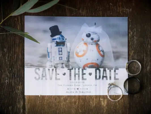 La fuerza es fuerte con estas 27 ideas de boda de Star Wars 