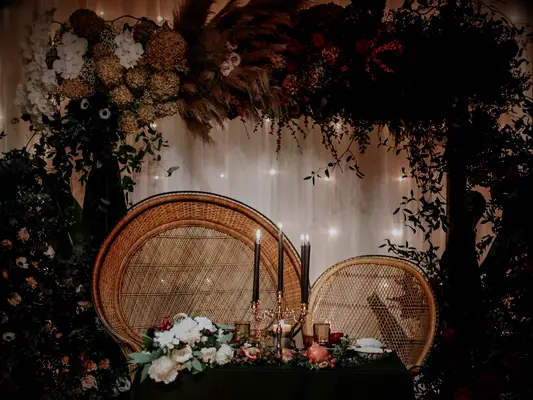 harry potter wedding ideas dark centerpieces