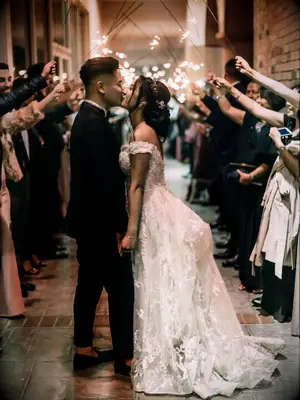 harry potter wedding ideas wands sparkler