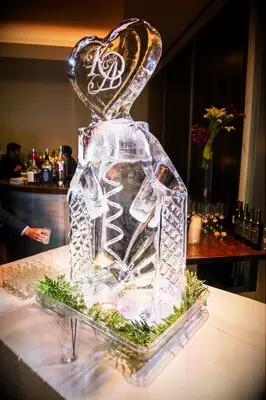 Ice luge centerpiece