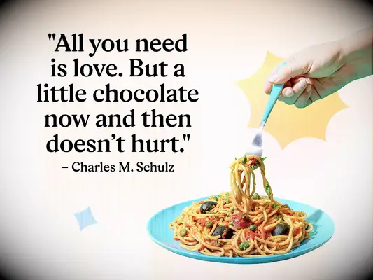 Chocolate quote from Charles M. Schulz