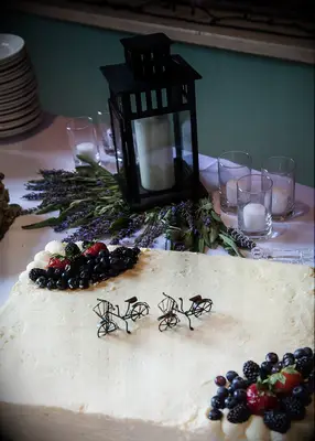 Wedding cake from Whole Foods 