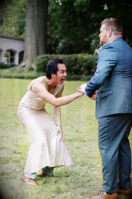 First Look Prank at Atlanta, Georgia, Wedding