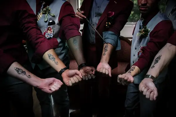 Harry Potter-Inspired Temporary Tattoos at New York Wedding