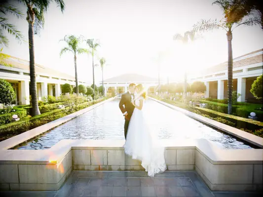 Library wedding venue in Yorba Linda, California.
