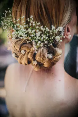 Woven Into an Updo