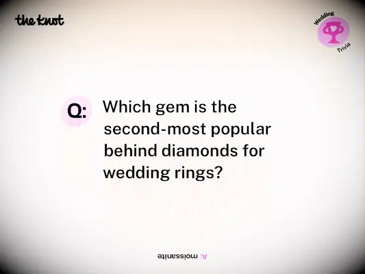 fun facts about wedding trivia