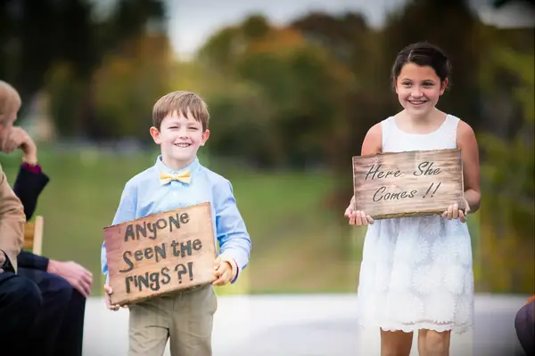 Fun ringbearers photo ideas 